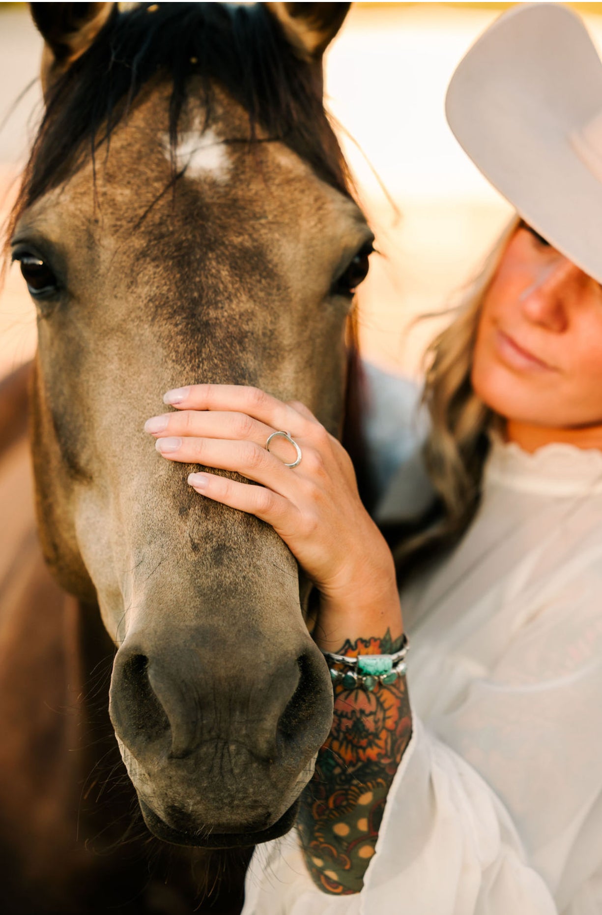 Sterling Silver Saddle Ring {Size 9}