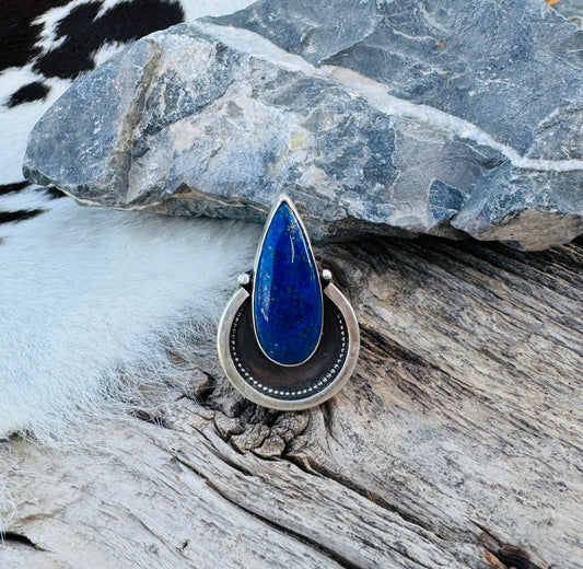 Lapis Stone Ring {Size 6.5}